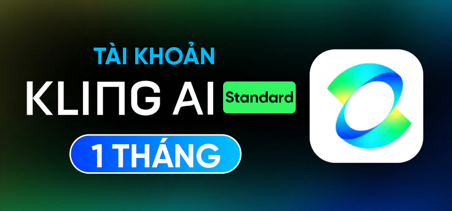 Kling AI Standard (660 Credit) 1 tháng - Tài khoản